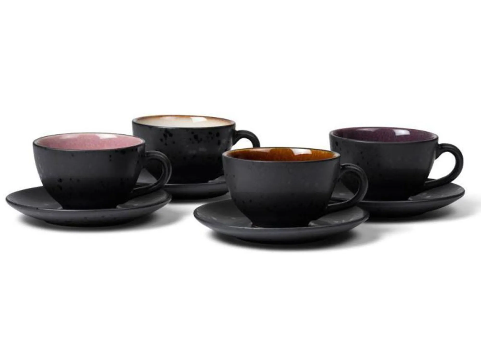 Shop Bitz Kaffeetassen 4er Set coloured/black Geschirr