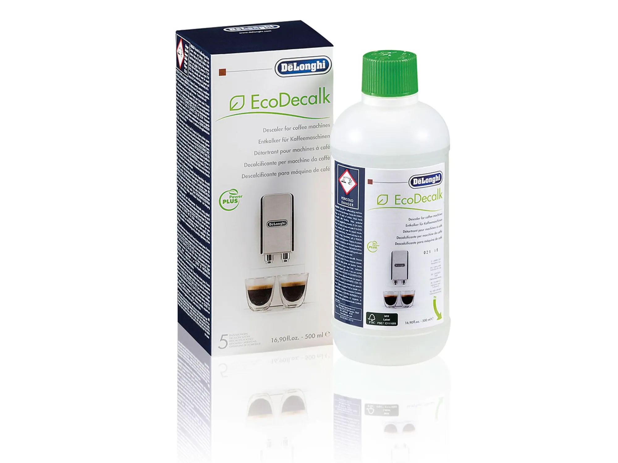 New DeLonghi Entkalker EcoDecalk 500ml Kaffeevollautomaten