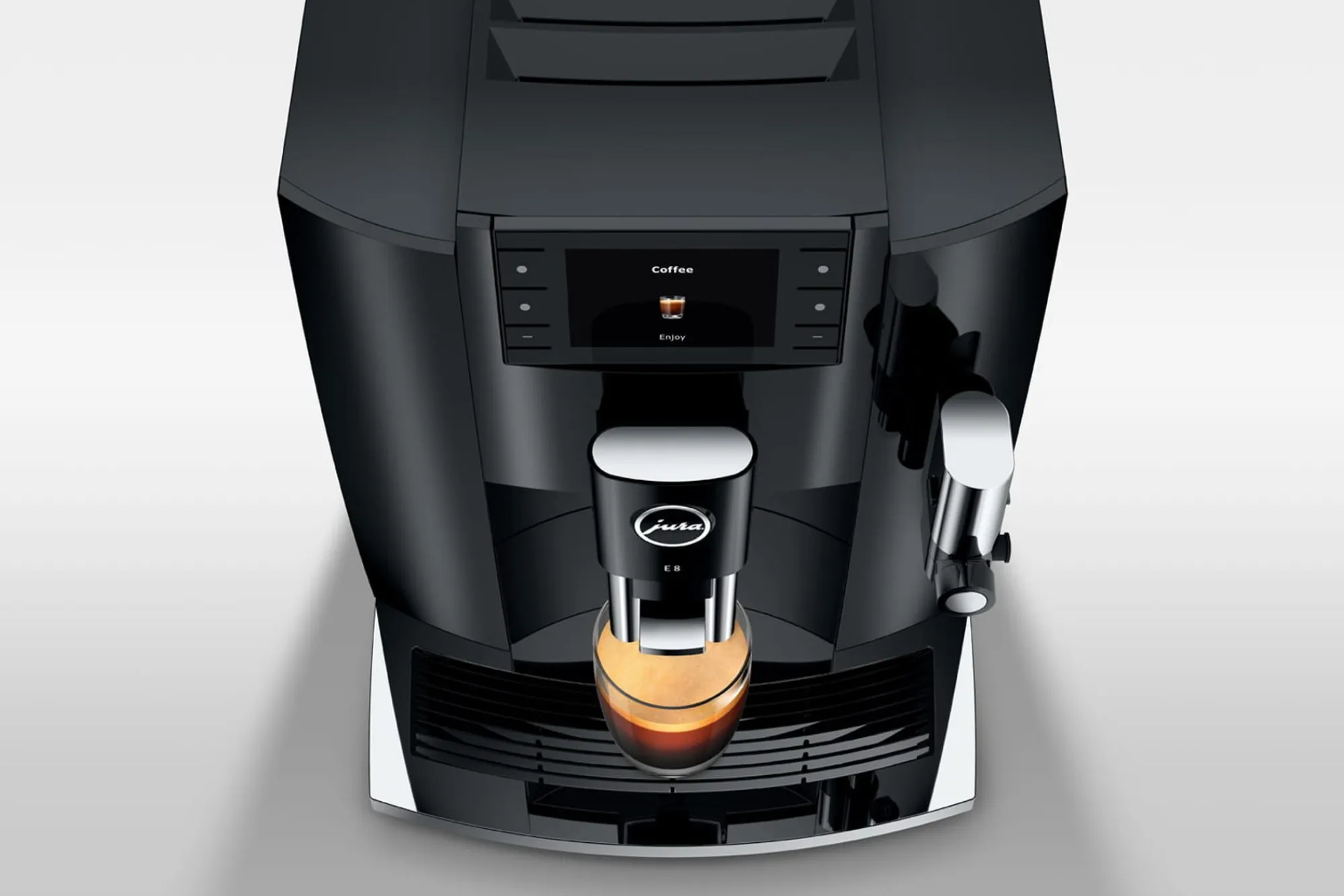 Discount JURA E8 Piano Black (SC) Kaffeevollautomaten