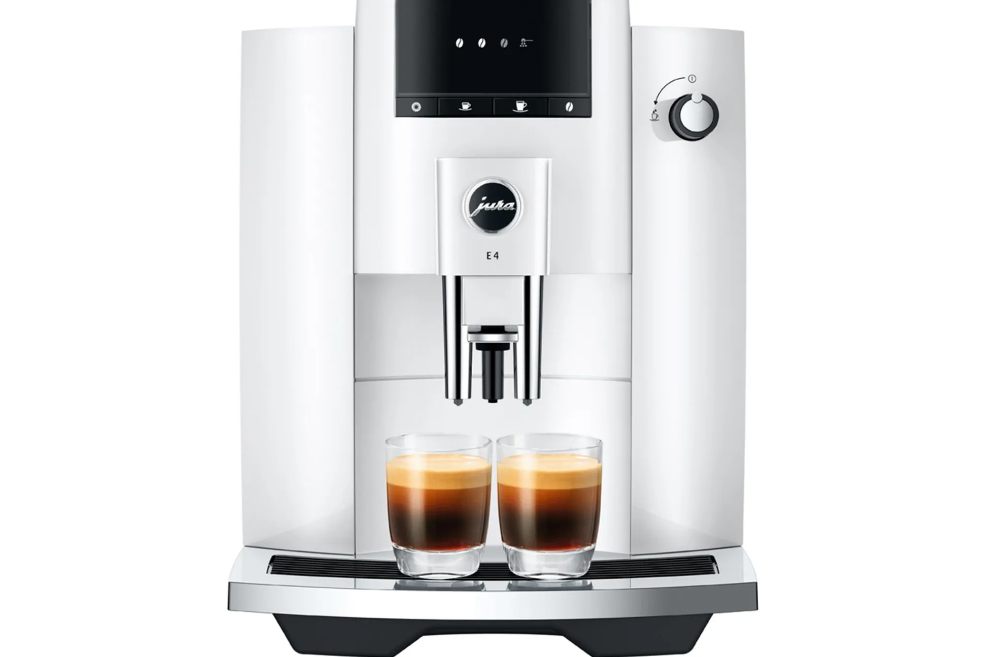 Store JURA E4 Piano White (SA) Kaffeevollautomaten