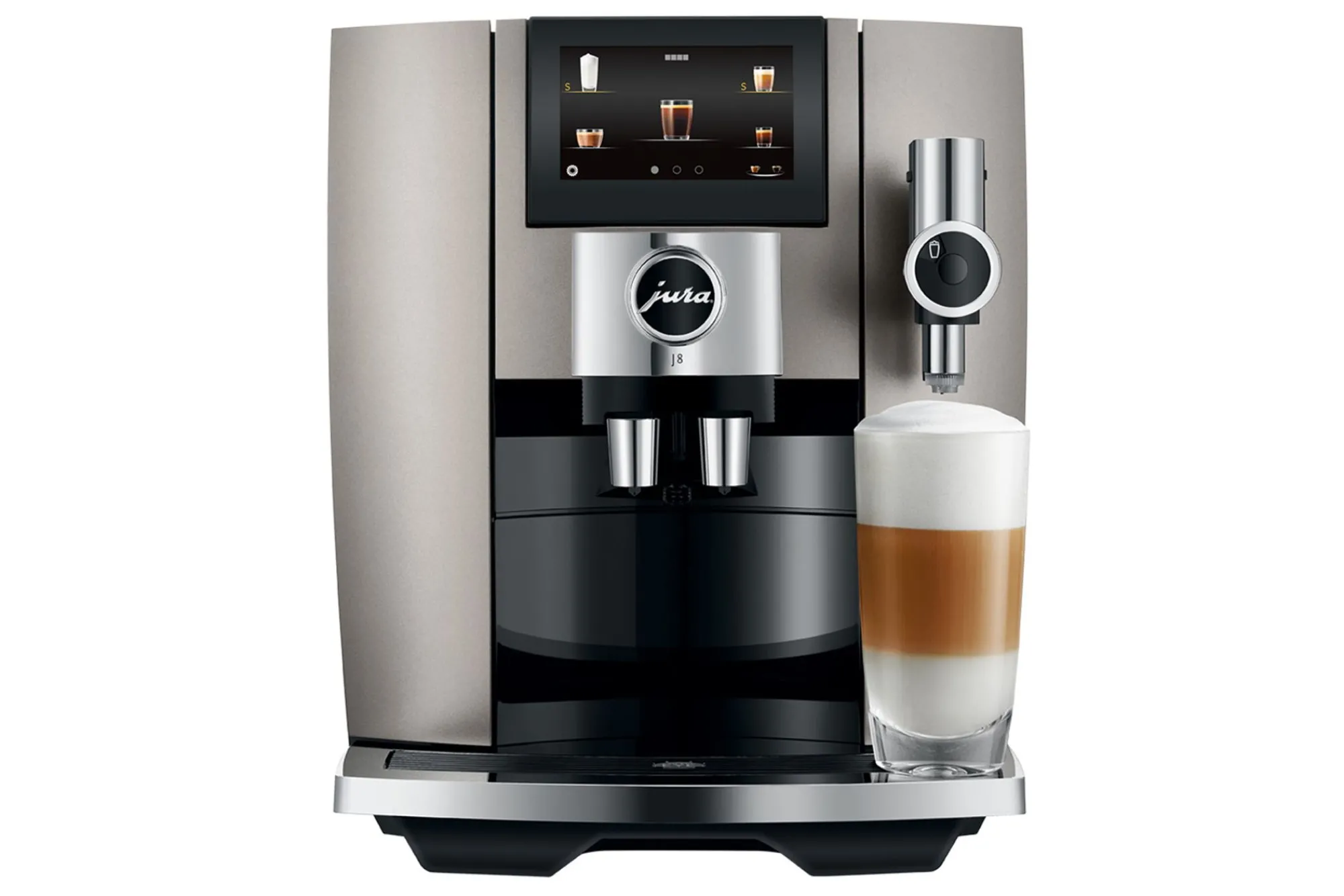 Clearance JURA J8 Midnight Silver (SA) Kaffeevollautomaten