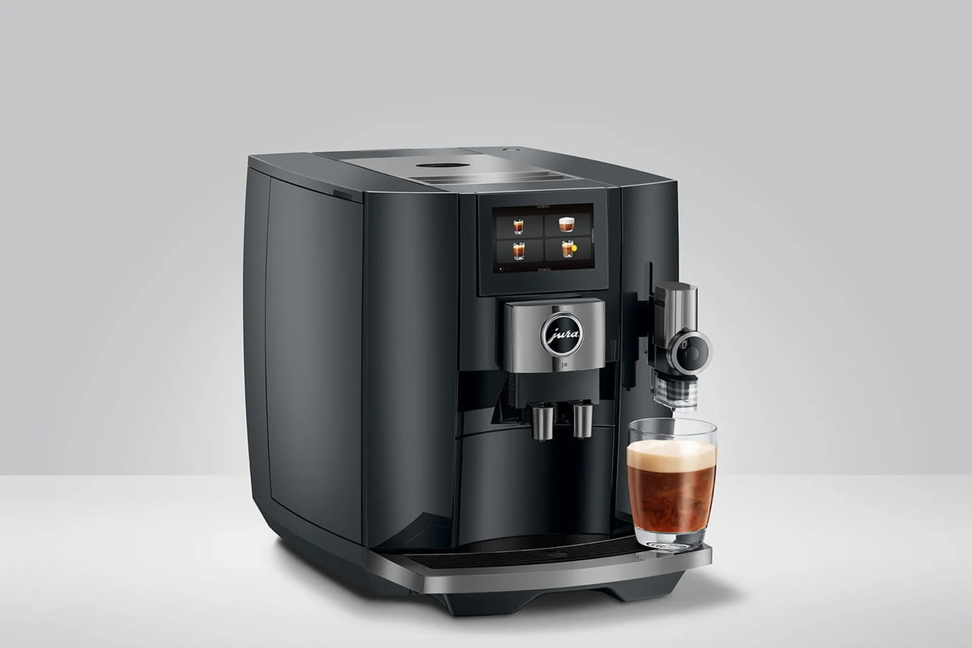 Outlet JURA J10 Piano Black (SA) Kaffeevollautomaten