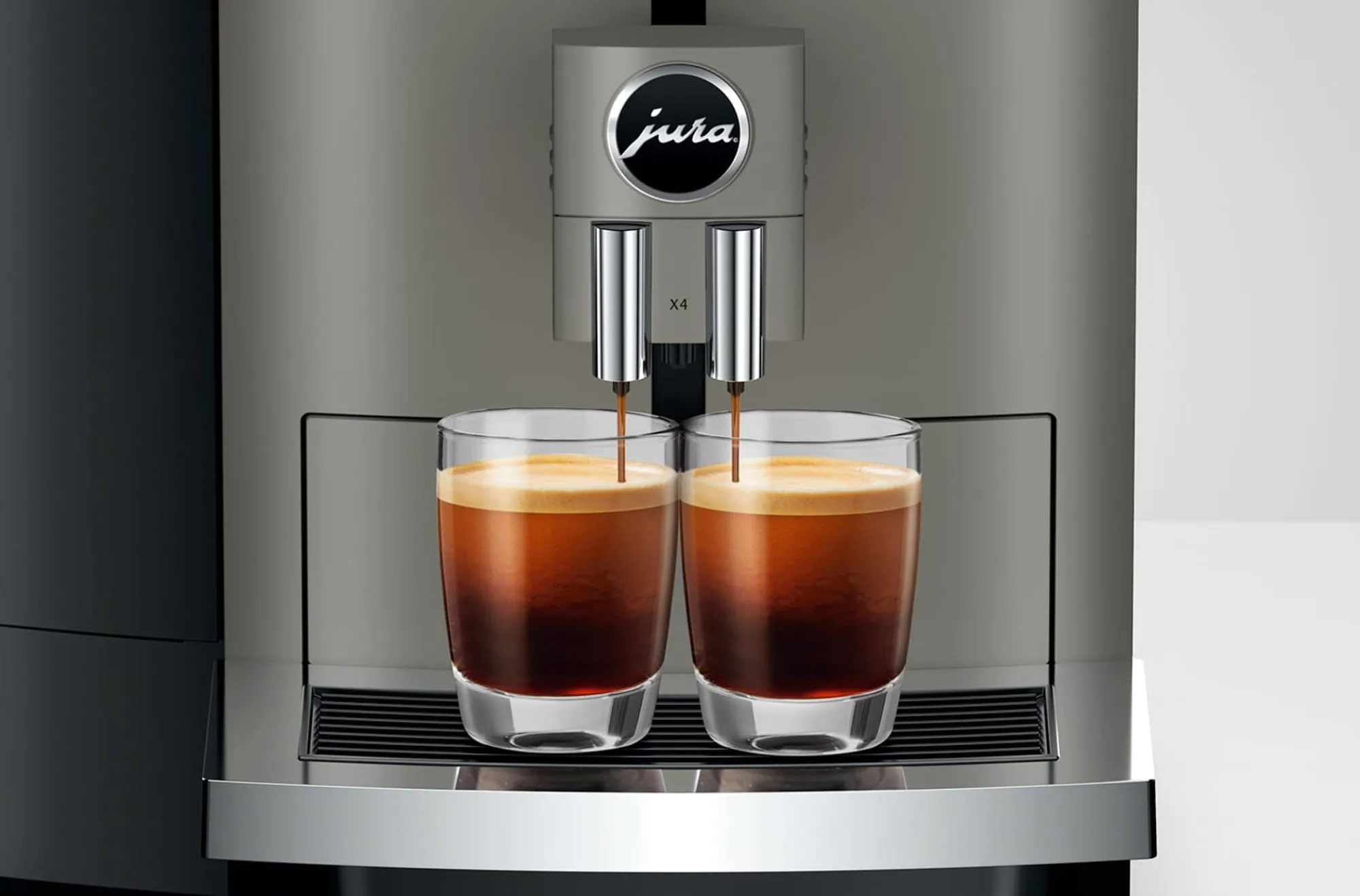 Online JURA X4 Dark Inox (SA) Kaffeevollautomaten