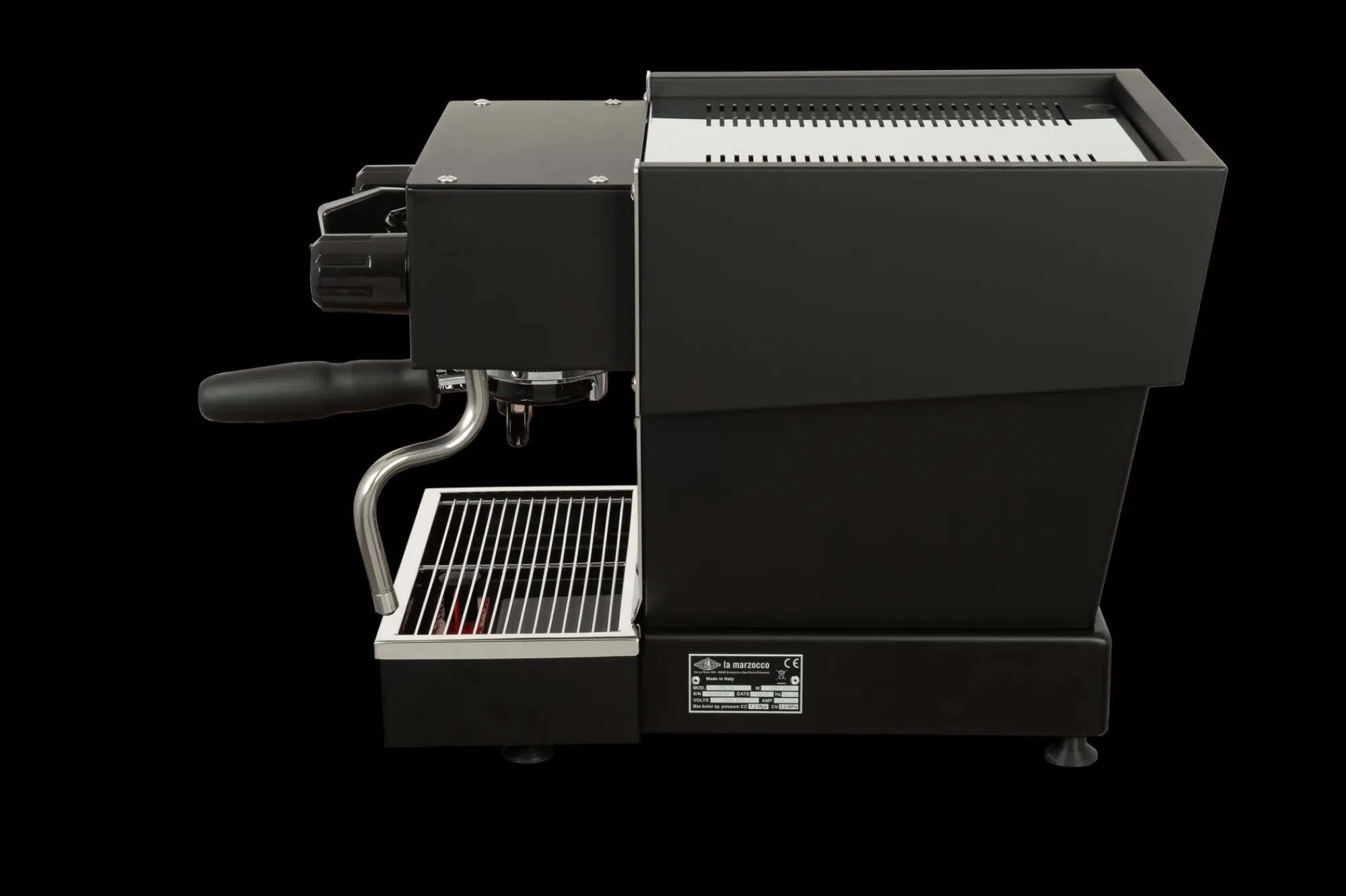 Shop La Marzocco Linea Micra - Schwarz Siebträgermaschinen