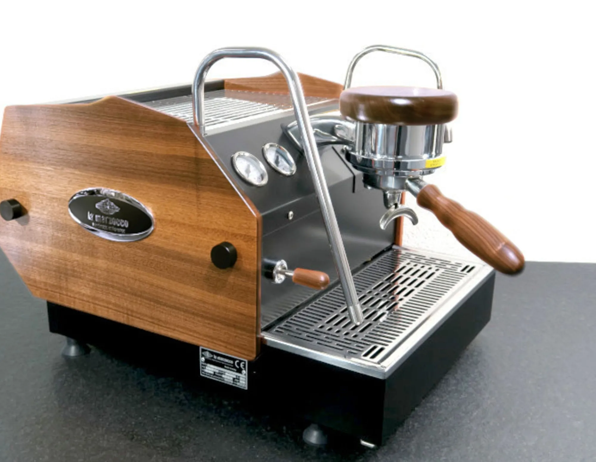 Clearance La Marzocco Seitenwände (Paar) zu La Marzocco GS3 - Schwarz-Nuss Ersatzteile