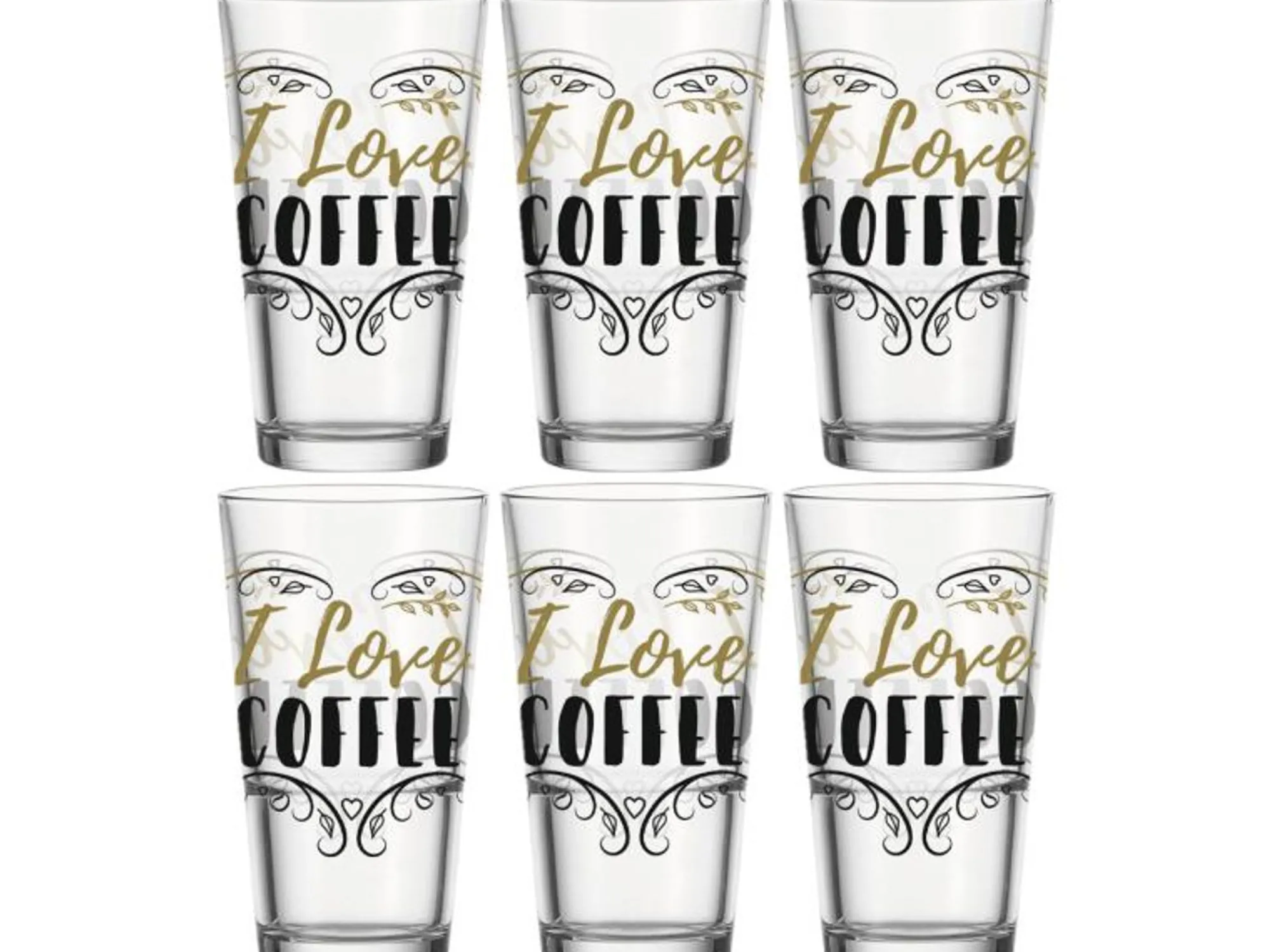 Flash Sale Montana Latte Macchiato I love Coffee Geschirr